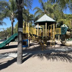 Old Trolley Barn Neighborhood Park - Bigger kid playground