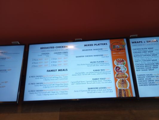 Menu photo 1 Zaky Grill & Broast Ottawa, ON Menu photo 1 Zaky Grill & Broast Ottawa, ON