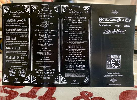 Menu photo 2 Sourdough & Co Novato, CA Menu photo 2 Sourdough & Co Novato, CA