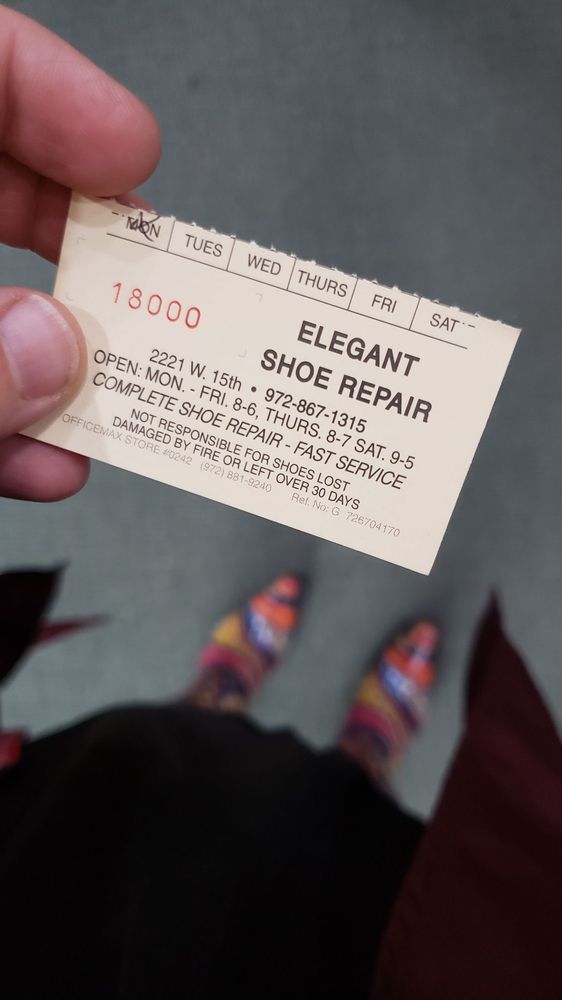 ELEGANT SHOE REPAIR IN PLANO 22 Reviews 2221 W 15th St, Plano, TX