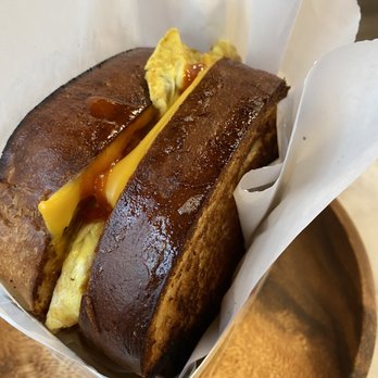 Legacy Coffee - Spam, egg, cheese brioche sandwich - Coffee & Tea Near Me - Snohomish, Washington Legacy Coffee - Spam, egg, cheese brioche sandwich - Coffee & Tea Near Me - Snohomish, Washington