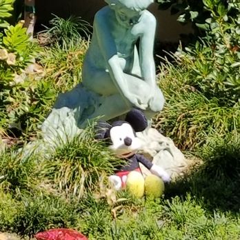 Walt Disney's Grave - With the Little Mermaid - Amusement Parks Near Me - Los Angeles, California