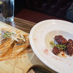 Bulgogi gyoza and KFC (korean fried chicken)
