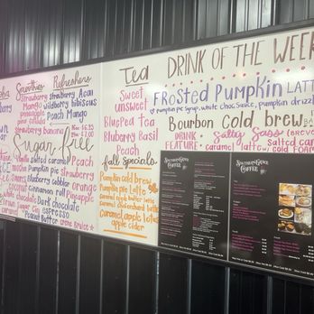 Southern Grace Coffee - Menu board - Coffee & Tea Near Me - Lake Saint Louis, Missouri Southern Grace Coffee - Menu board - Coffee & Tea Near Me - Lake Saint Louis, Missouri