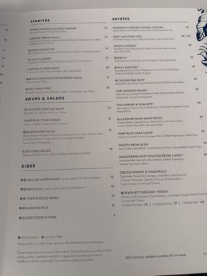Menu photo 3 Tommy Bahama Restaurant & Bar Honolulu, HI