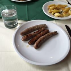 Trattoria Da Tobia - Salsicce with roast potatoes