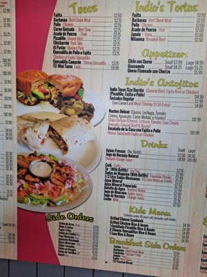 Menu photo 3 Indio's Taco House Houston, TX Menu photo 3 Indio's Taco House Houston, TX