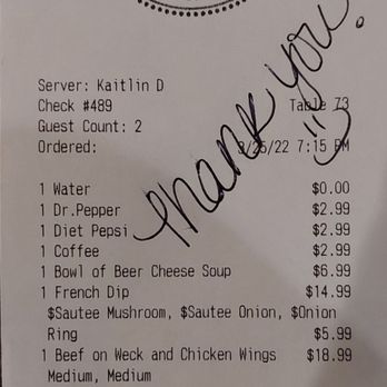 French Pub - What a sweetie, our server was amazing - American Near Me - Depew, New York