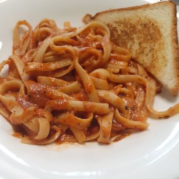 Jack's Café - Kids pasta with tomato sauce - Cafes Near Me - Eastend, Saskatchewan