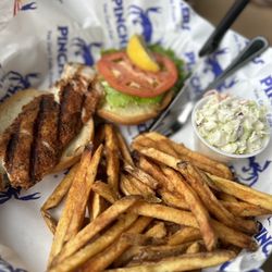 The Marina At Edison Ford - Blackened grouper sandwich