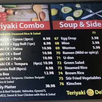 Teriyaki Delite - Menu - Japanese Near Me - Silverdale, Washington Teriyaki Delite - Menu - Japanese Near Me - Silverdale, Washington