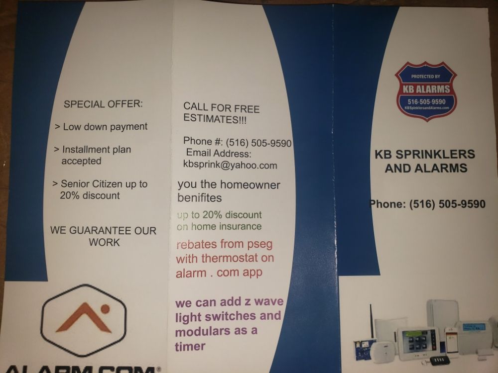 Slide of Kb Sprinkler And Alarm Corp