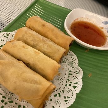 Bhan Baitong - Wonderful chicken egg rolls. The sauce is good! - Thai Near Me - Lake Forest, California Bhan Baitong - Wonderful chicken egg rolls. The sauce is good! - Thai Near Me - Lake Forest, California