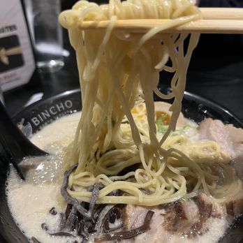 Bincho - Clear Tonkotsu with Egg - Ramen Near Me - Los Angeles, California