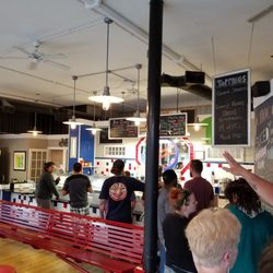 Cabarrus Creamery - Busy Sunday evening at the ice cream shop.