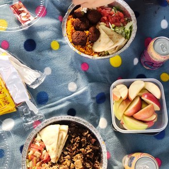 The Halal Guys - Combo Platter, Falafel Platter - Middle Eastern Near Me - Boston, Massachusetts