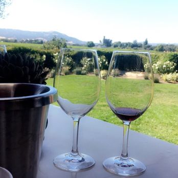 Anaba Wines - The views from our table! Loved every minute! - Wine Tasting Room Near Me - Sonoma, California