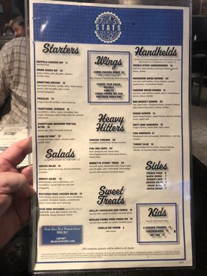 Menu photo 1 STATS Brewpub Atlanta, GA Menu photo 1 STATS Brewpub Atlanta, GA