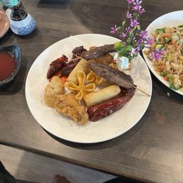The pu pu platter The pu pu platter