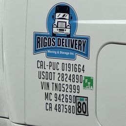 The name of the company and their license numbers The name of the company and their license numbers