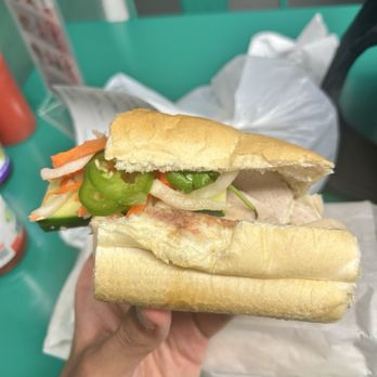 Banh Mi Huong Que - (half of a) Fancy Pork "Bnh M Ch La" #2 - Sandwiches Near Me - Boston, Massachusetts Banh Mi Huong Que - (half of a) Fancy Pork "Bnh M Ch La" #2 - Sandwiches Near Me - Boston, Massachusetts
