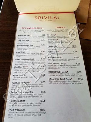 Menu photo 5 Srivilai Thai Cuisine Seattle, WA Menu photo 5 Srivilai Thai Cuisine Seattle, WA