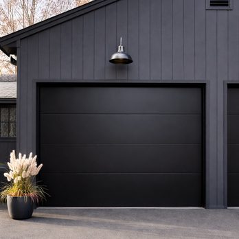 Pristine Garage Doors and Gate Repair - Black Smooth garage door - Garage Door Services Near Me Pristine Garage Doors and Gate Repair - Black Smooth garage door - Garage Door Services Near Me