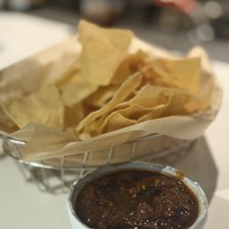 Complimentary chips & salsa Complimentary chips & salsa