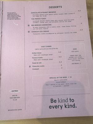 Menu photo 5 Kind Kitchen Porto, 13