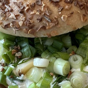 Miopane - Sour Cream and Onion Cream Cheese Bagel - Bakeries Near Me - Pasadena, California Miopane - Sour Cream and Onion Cream Cheese Bagel - Bakeries Near Me - Pasadena, California