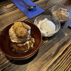 Pickerel - Shibuya banana bread, tom yummy ice cream, and sandy road ice cream