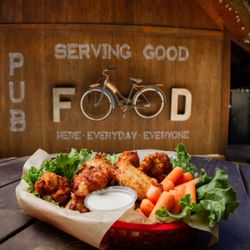 The Pedal Pub - The Pedal Pub offers food options from the St. Nick's Patio & Grille menu!