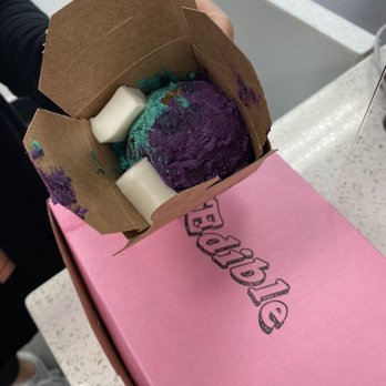 Edible - Haupia topping (hidden fortune cookie under) - Desserts Near Me - Honolulu, Hawaii
