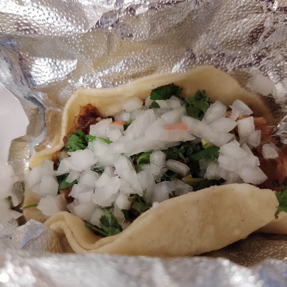 Los Robles Mexican Restaurant - one carnitas taco - Mexican Near Me - Denver, Colorado