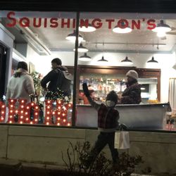 Squishington's Candy - South window at night