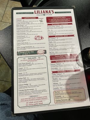Menu photo 4 Liliana's Italian Kitchen St. Louis, MO