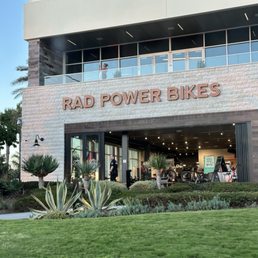 Exterior outside entrance of Rad Power Bikes - Store Front - Huntington Beach, California Exterior outside entrance of Rad Power Bikes - Store Front - Huntington Beach, California