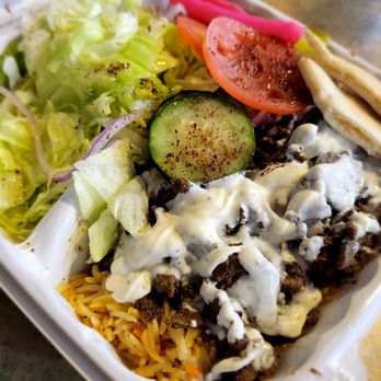 Over The Cuse Deli And Grill - Steak & Rice Bowl w/ side salad. - Delis Near Me - Syracuse, New York