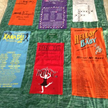 LAC Sewing And Alterations - This is the back of a memory quilt made from t-shirts of a loved one who has passed. - Sewing & Alterations Near Me LAC Sewing And Alterations - This is the back of a memory quilt made from t-shirts of a loved one who has passed. - Sewing & Alterations Near Me