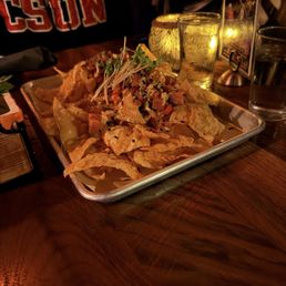 Poke nachos