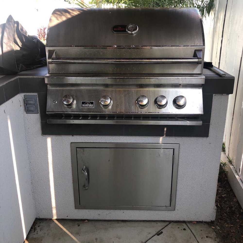 Grill outside BEFORE