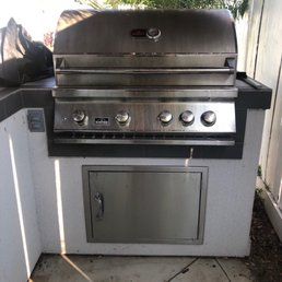 Grill outside BEFORE