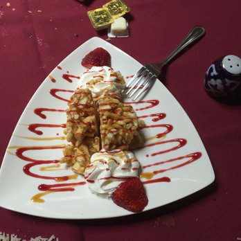 Suzani Restaurant - Chak Chak- a dessert of fried dough bits and honey. Not bad - Uzbek Near Me - Philadelphia, Pennsylvania