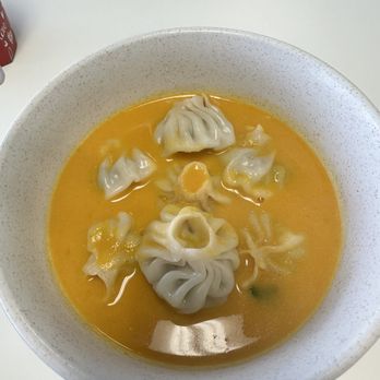 Theon Boba Tea & Cafe - a bowl of soup with dumplings - Bubble Tea Near Me - Grand Rapids, Michigan