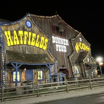 Hatfield & McCoy Dinner Feud - Exterior - Performing Arts Near Me - Pigeon Forge, Tennessee Hatfield & McCoy Dinner Feud - Exterior - Performing Arts Near Me - Pigeon Forge, Tennessee