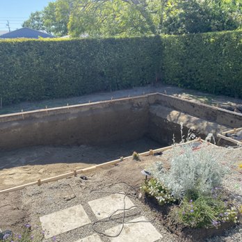 Fletcher Pools - Pool being dug and framed. - Pool & Hot Tub Service Near Me