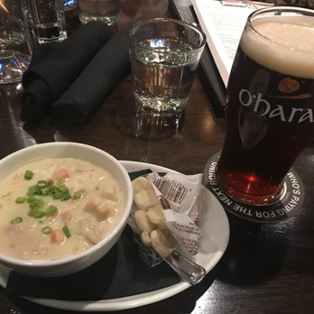 Blackmoor Bar and Kitchen - New England Clam Chowder with a Flemish Red Ale - American Near Me - Boston, Massachusetts