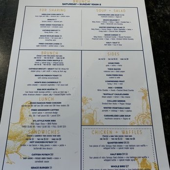 Grace Meat + Three - Menu - Southern Near Me - St Louis, Missouri Grace Meat + Three - Menu - Southern Near Me - St Louis, Missouri