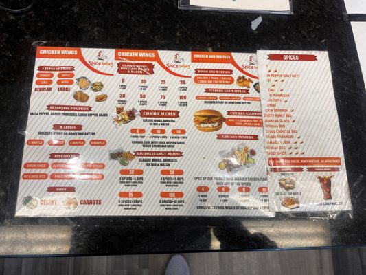Menu photo 1 Spice Wing Columbia Columbia, SC Menu photo 1 Spice Wing Columbia Columbia, SC