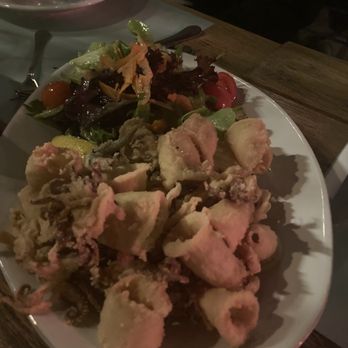 Pescheria - Fried Calamari ... very good !!!! - Seafood Near Me - Munich, BY